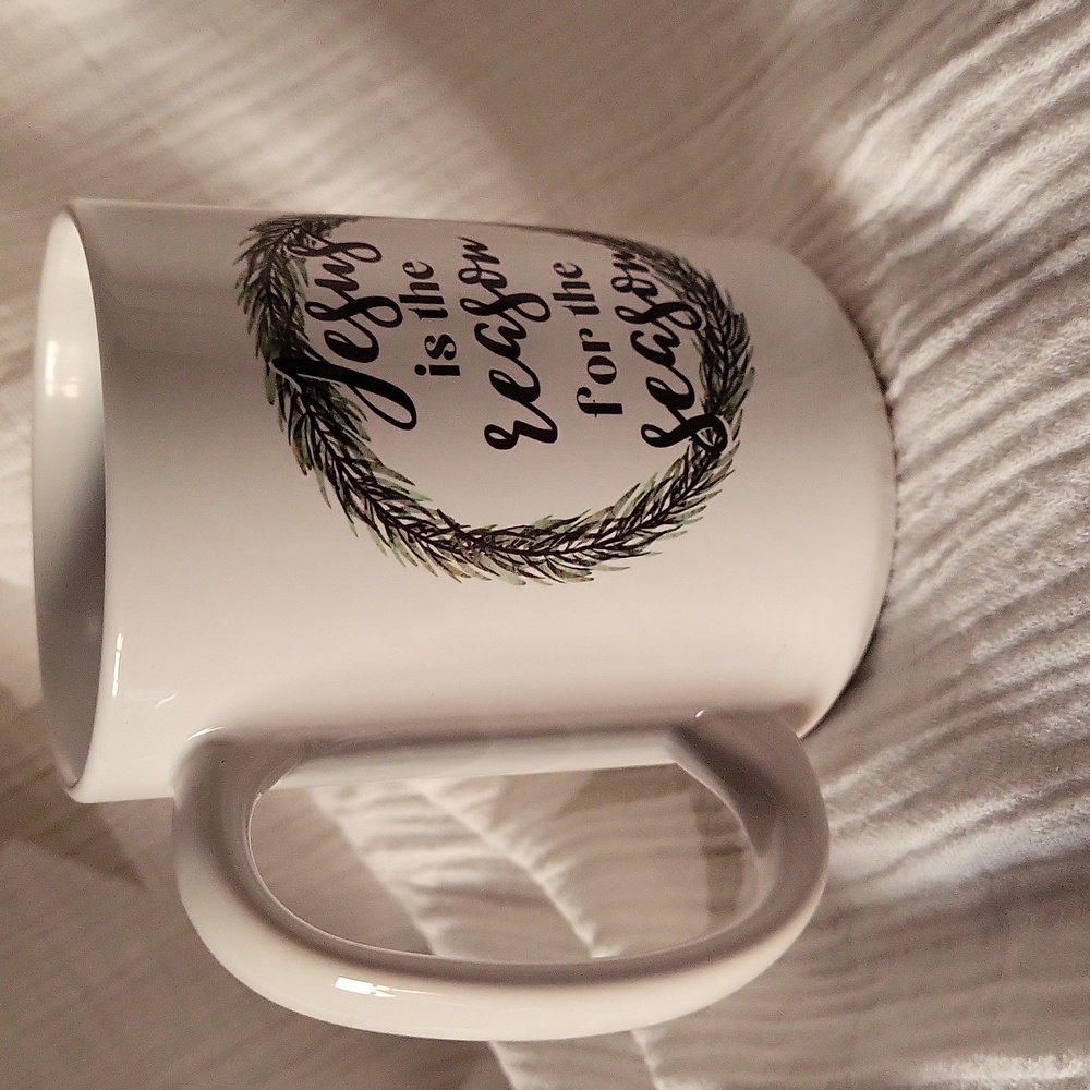 Holiday Coffee Tea Mug Jesus Is The Reason for the Season Christmas - Picture 4 of 7